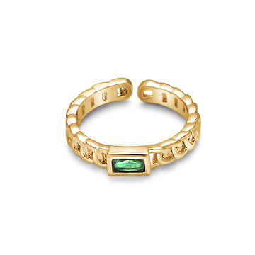 Emerald Link Ring