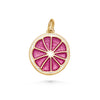 Grapefruit Slice Charm