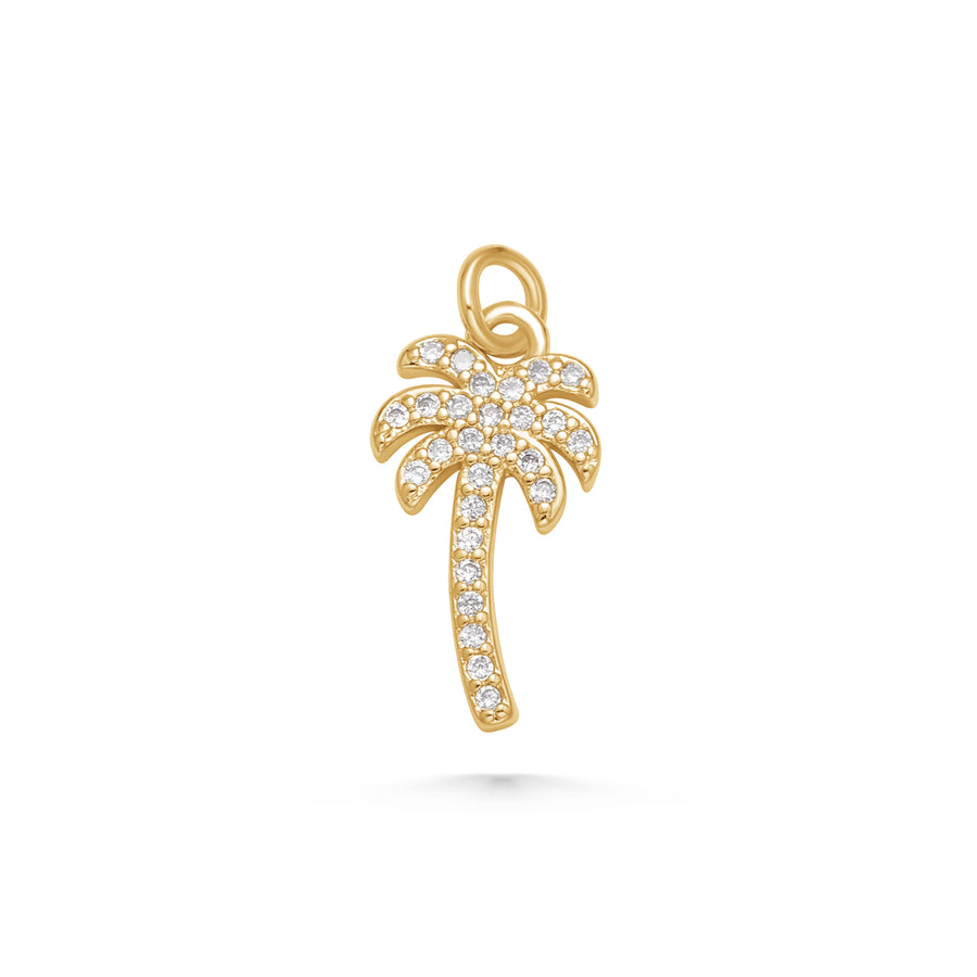 Mini CZ Palm Tree Charm