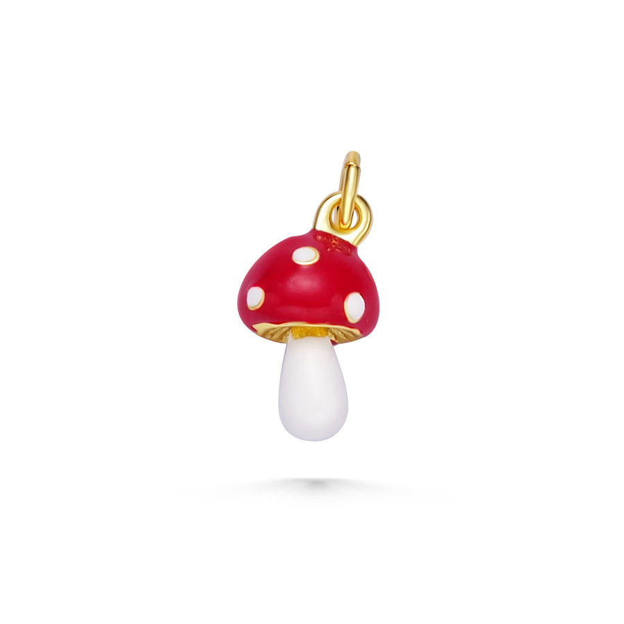 Red and White Mushroom Charm