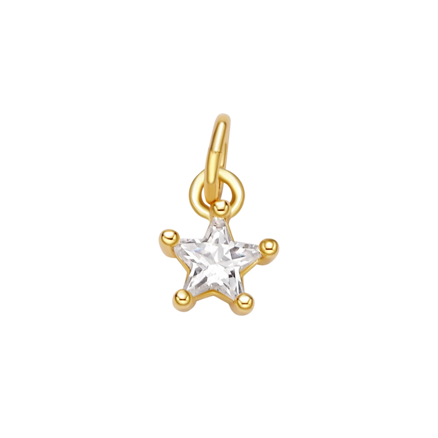 Tiny CZ Star Charm