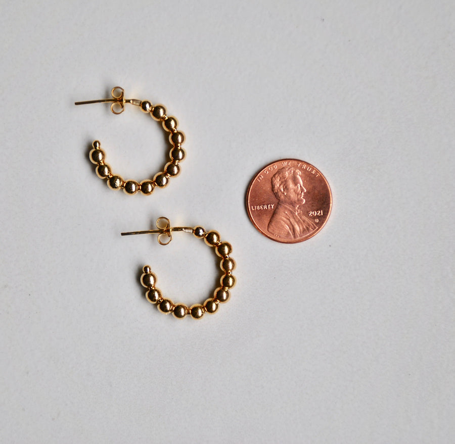 Bebe Hoop Earrings